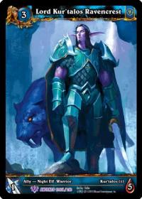 warcraft tcg war of the ancients lord kur talos ravencrest ea