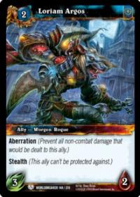 warcraft tcg worldbreaker loriam argos