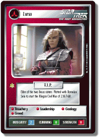 star trek 1e reflections 1 lursa foil