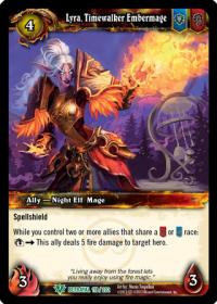 warcraft tcg betrayal of the guardian lyra timewalker embermage