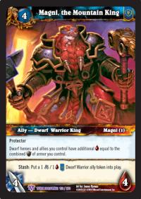 warcraft tcg worldbreaker magni the mountain king