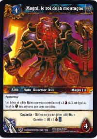 warcraft tcg worldbreaker foreign magni the mountain king french