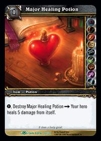 warcraft tcg archives major healing potion foil