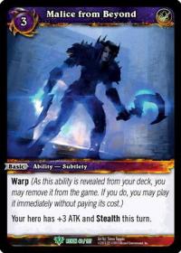 warcraft tcg reign of fire malice from beyond