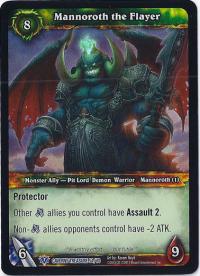 warcraft tcg caverns of time mannoroth the flayer