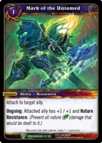 warcraft tcg worldbreaker mark of the untamed