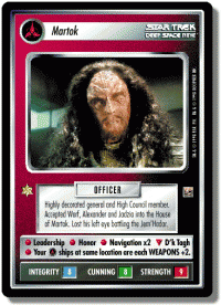 star trek 1e reflections 1 martok foil