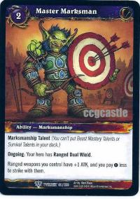 warcraft tcg twilight of the dragons master marksman