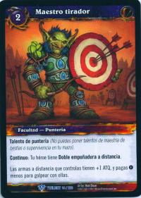 warcraft tcg twilight of dragons foreign master marksman spanish