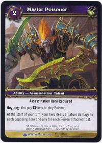 warcraft tcg wrathgate master poisoner