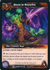 warcraft tcg war of the elements french maxie the blaster french