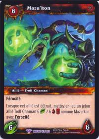 warcraft tcg throne of the tides french mazu kon french