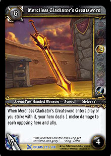 Merciless Gladiator's Greatsword