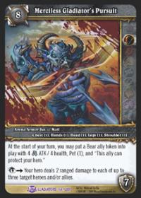 warcraft tcg blood of gladiators merciless gladiator s pursiut