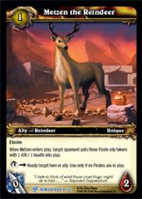 warcraft tcg feast of winter veil metzen the reindeer