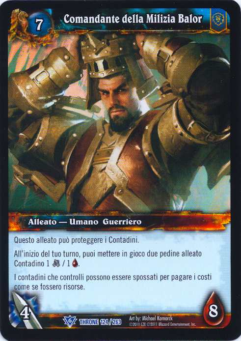 Militia Commander Balor (Italian)