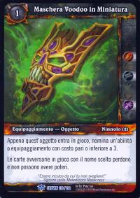 warcraft tcg crown of the heavens foreign miniature voodoo mask italian