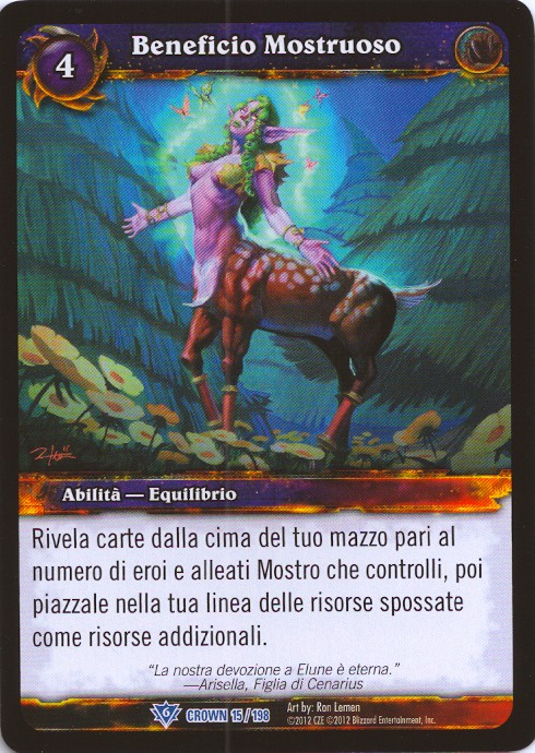 Monstrous Boon (Italian)