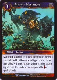 warcraft tcg throne of the tides italian monstrous essence italian