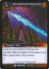 warcraft tcg throne of the tides french monstrous frostbolt volley french