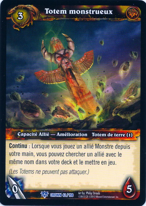 Monstrous Totem (French)