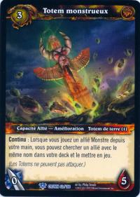 warcraft tcg crown of the heavens foreign monstrous totem french