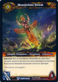 warcraft tcg crown of the heavens foreign monstrous totem german