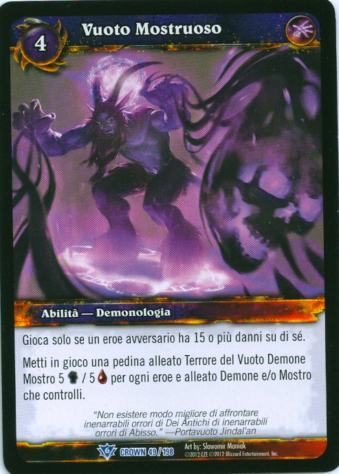 Monstrous Void (Italian)