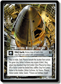 star trek 1e reflections 1 montana missile complex foil