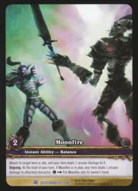 warcraft tcg extended art moonfire ea