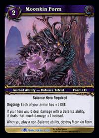 warcraft tcg the dark portal moonkin form