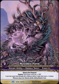 warcraft tcg extended art moonkin form ea