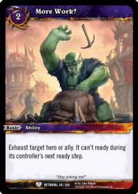 warcraft tcg betrayal of the guardian more work