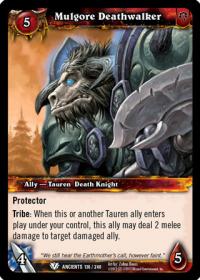 warcraft tcg war of the ancients mulgore deathwalker