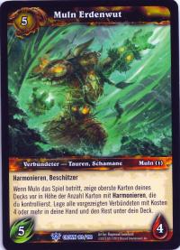 warcraft tcg crown of the heavens foreign muln earthfury german