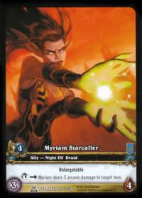 warcraft tcg extended art myriam starcaller ea