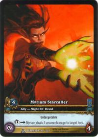 warcraft tcg archives myriam starcaller ea foil