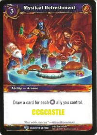 warcraft tcg war of the elements mystical refreshment