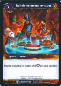 warcraft tcg war of the elements french mystical refreshment french