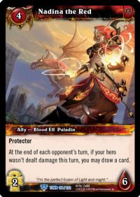 warcraft tcg tomb of the forgotten nadina the red