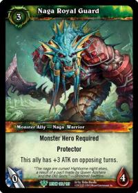 warcraft tcg reign of fire naga royal guard