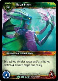 warcraft tcg reign of fire naga siren