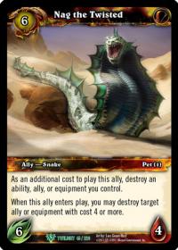 warcraft tcg twilight of the dragons nag the twisted