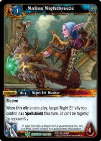 warcraft tcg war of the ancients nalisa nightbreeze