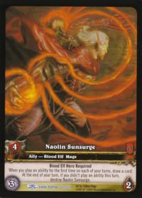 warcraft tcg extended art naolin sunsurge ea