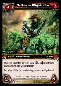 warcraft tcg scourgewar nathanos blightcaller