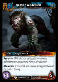 warcraft tcg war of the elements nathar wilderson