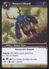 warcraft tcg blood of gladiators nature s reach