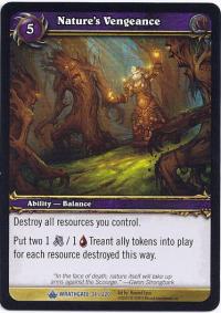 warcraft tcg wrathgate nature s vengeance