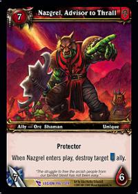 warcraft tcg march of legion nazgrel advisor to thrall